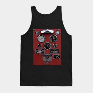 Vintage Fire Truck Gauges Tank Top